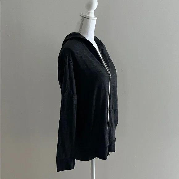 Express Black Zip Up Sweater for Men - Picture 6 of 9